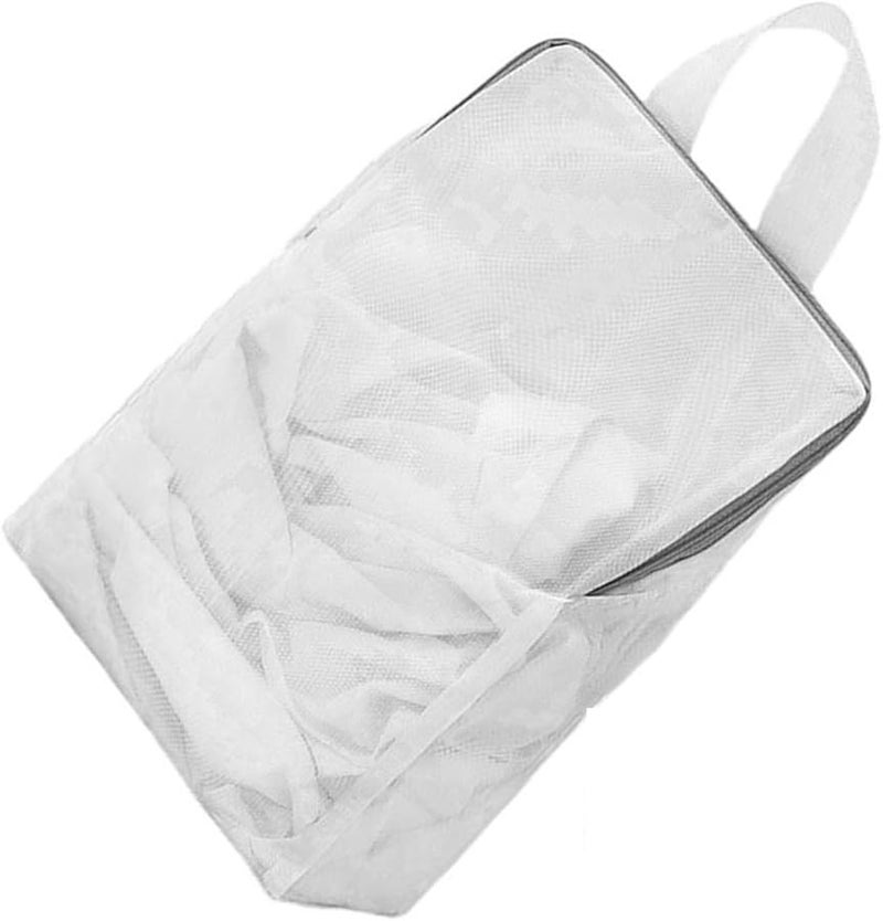 حقيبة غسيل شبكية 40x50x10 سم للغسالة، تخزين الملابس الداخلية والجوارب وحمالات الصدر، كيس غسيل - Image 4